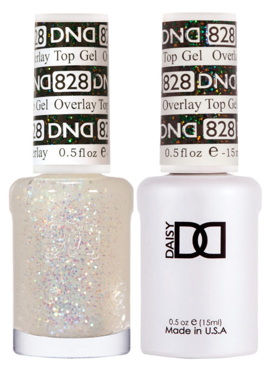 DND GEL DUO 828 Overlay Top Gel 0.5 Oz