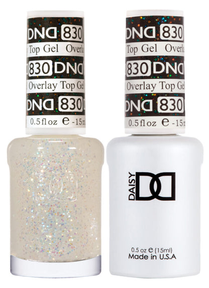 DND GEL DUO 830 Overlay Top Gel 0.5 Oz