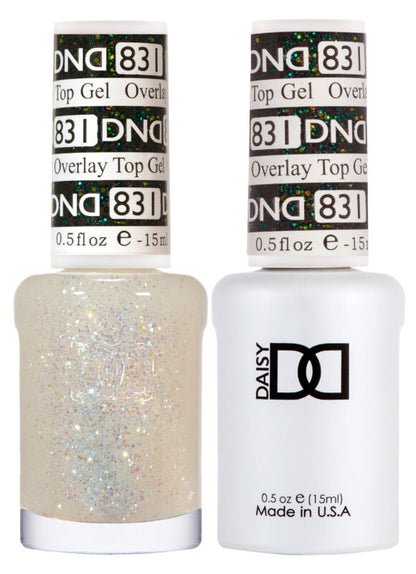 DND GEL DUO 831 Overlay Top Gel 0.5 Oz