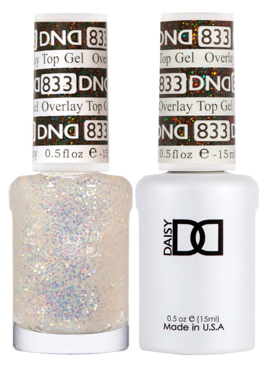 DND GEL DUO 833 Overlay Top Gel 0.5 Oz