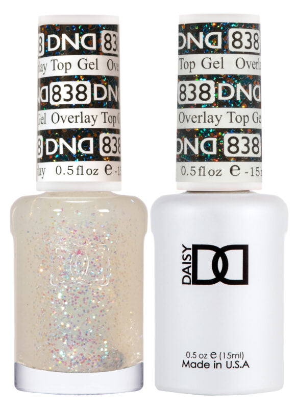 DND GEL DUO 838 Overlay Top Gel 0.5 Oz