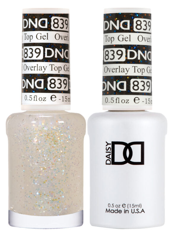 DND GEL DUO 839 Overlay Top Gel 0.5 Oz