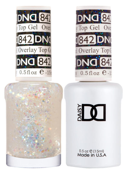 DND GEL DUO 842 Overlay Top Gel 0.5 Oz