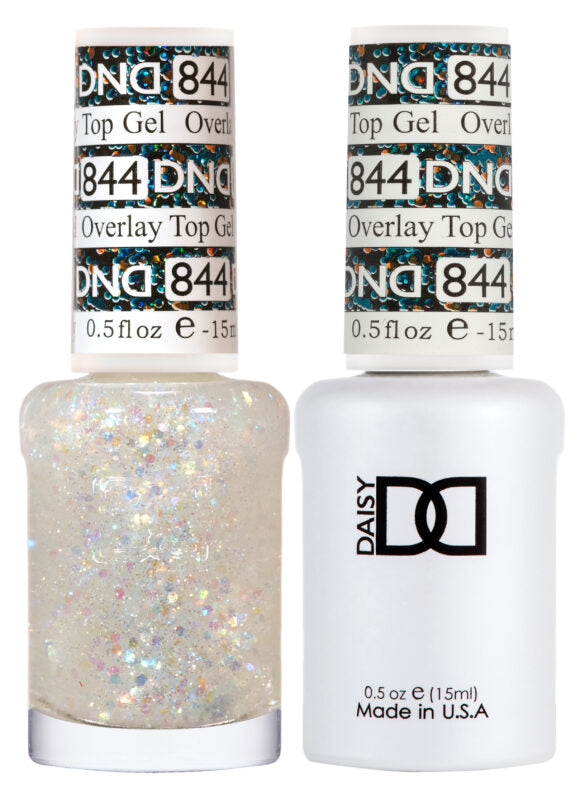 DND GEL DUO 844 Overlay Top Gel 0.5 Oz