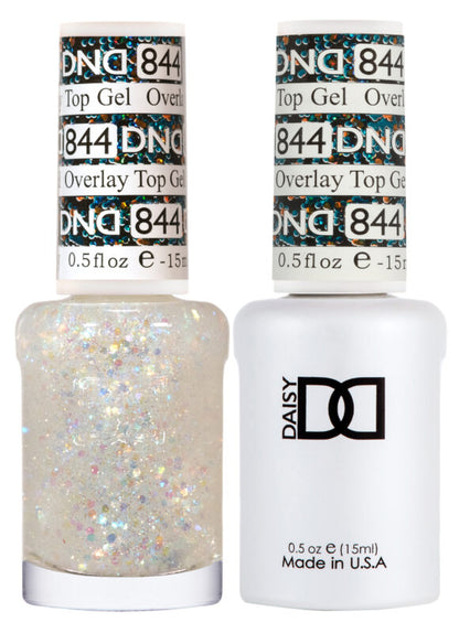 DND GEL DUO 844 Overlay Top Gel 0.5 Oz