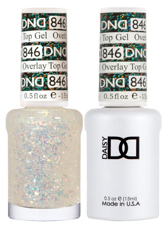 DND GEL DUO 846 Overlay Top Gel 0.5 Oz