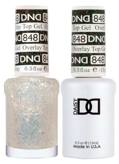 DND GEL DUO 848 Overlay Top Gel 0.5 Oz