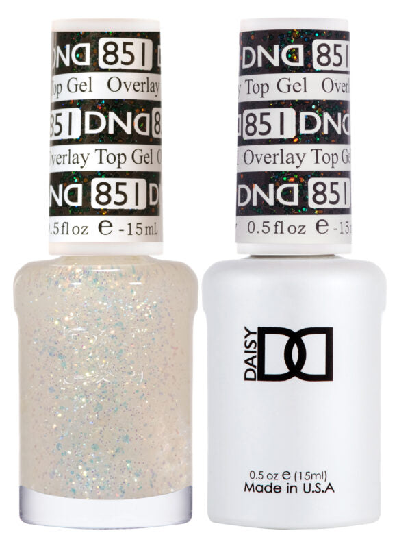 DND GEL DUO 851 Overlay Top Gel 0.5 Oz