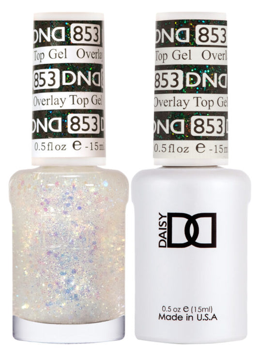 DND GEL DUO 853 Overlay Top Gel 0.5 Oz