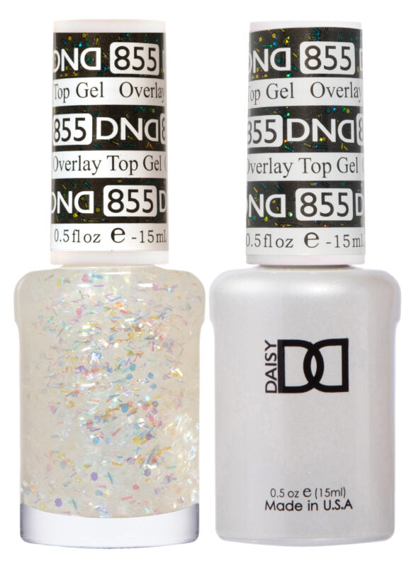 DND GEL DUO 855 Gel superior superpuesto 0.5 oz