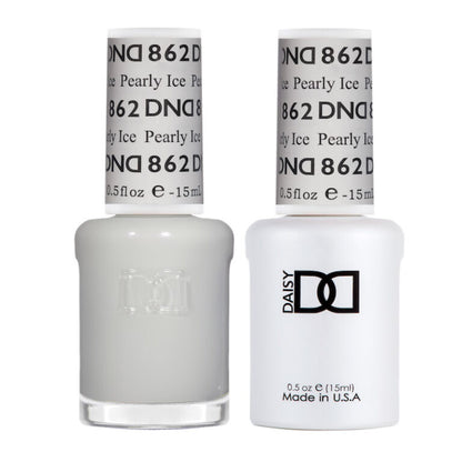 DND GEL DUO 862 Pearly Ice 0.5 Oz