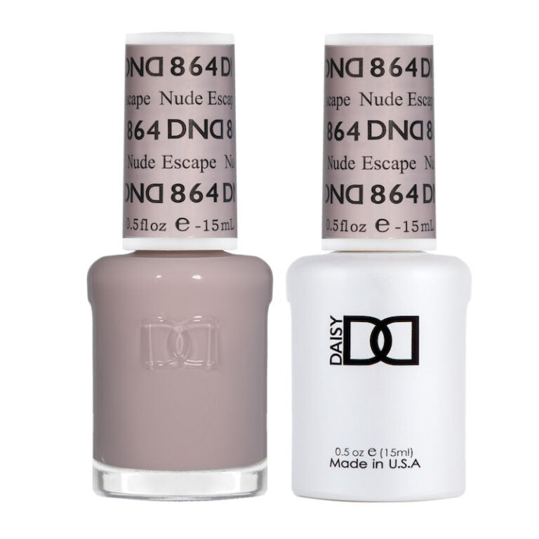 DND GEL DUO 864 Nude Escape 0.5 Oz