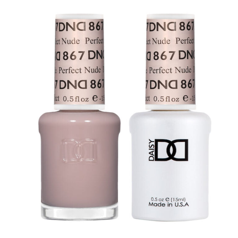 DND GEL DUO 867 Perfect Nude 0.5 Oz