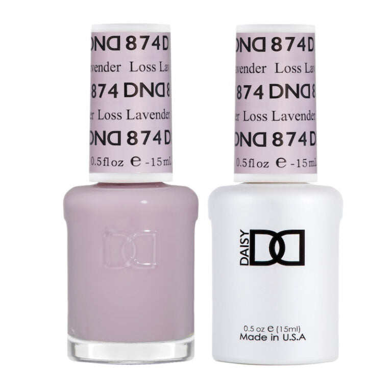 DND GEL DUO 874 Loss Lavender 0.5 Oz