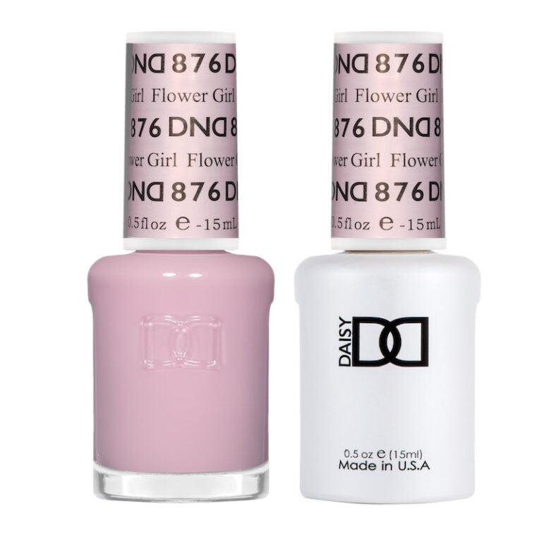 DND GEL DUO 876 Flower Girl 0.5 Oz