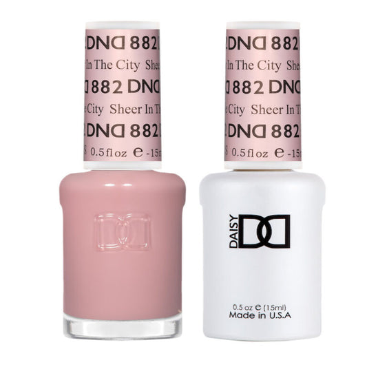 DND GEL DUO 882 Sheer In The City 0.5 Oz