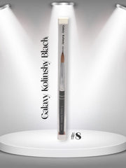 Galaxy Black Kolinsky │ Acrylic Nail Brush │ Size #8