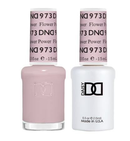 DND GEL DUO 973 Poder de la flor 0.5 Oz