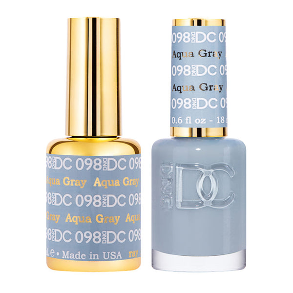 DNDDC - DND GEL DUO 098 AGUA GRIS
