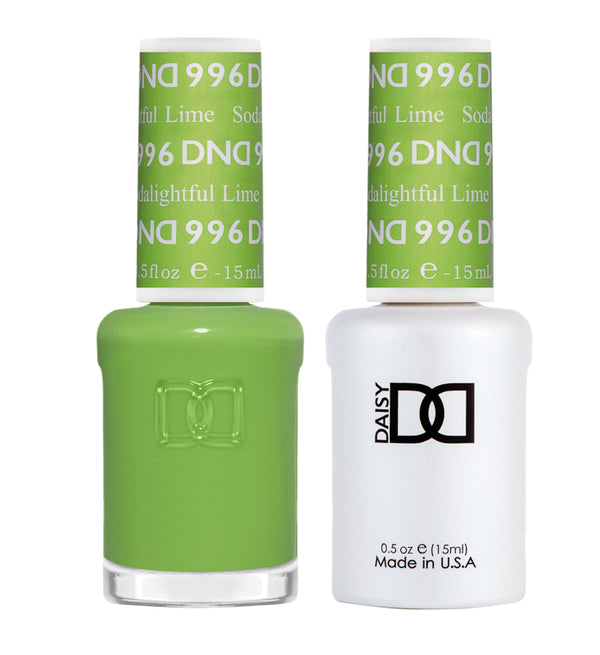 DND GEL DUO 996 Sodalightful Lime 0.5 Oz