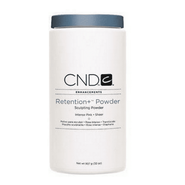 CND Retention+ Polvo acrílico para esculpir uñas, rosa intenso, 32 oz 