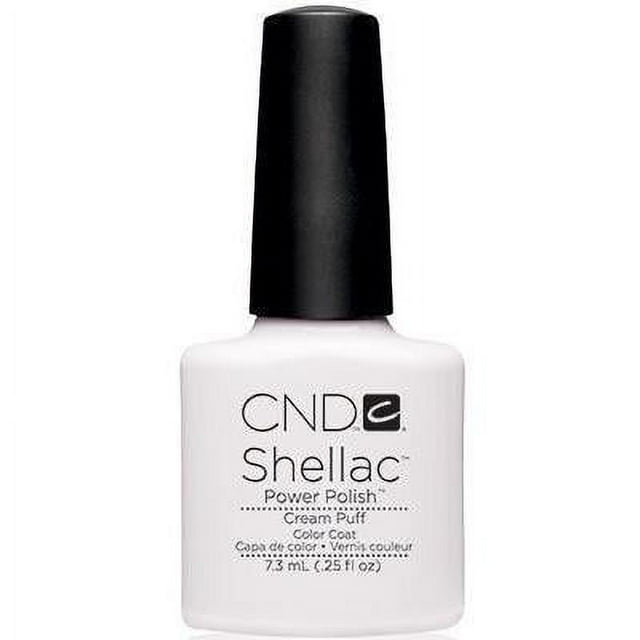 CND Shellac Gel Polish [ Cream Puff ] 0.25 oz * BEAUTY TALK LA *