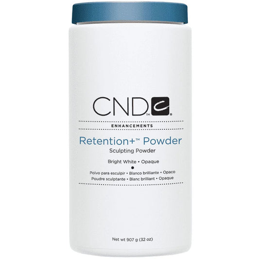 CND Retention+ Acrylic Nail Sculpting Powder, Bright White, 32 Oz
