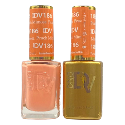 DND - DIVA Gel Duo #186 | Peach Mimosa