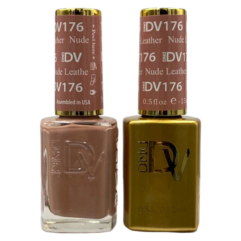 DND - DIVA Gel Duo #176 | Nude Leather