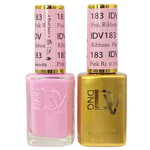 DND - DIVA Gel Duo #183 | Pink Ribbons
