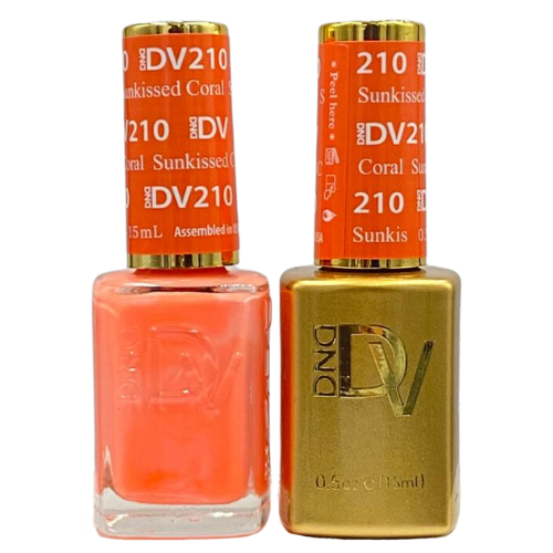 DND - DIVA Gel Duo #210 | Sunkissed Coral