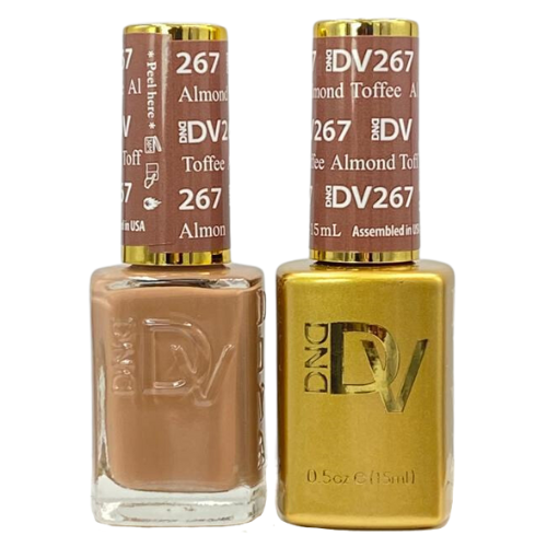 DND - DIVA Gel Duo #267 | Almond Toffee