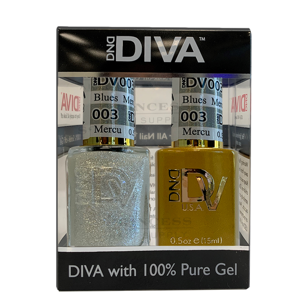 DND - DIVA Gel Duo #003 | Mercury Blues