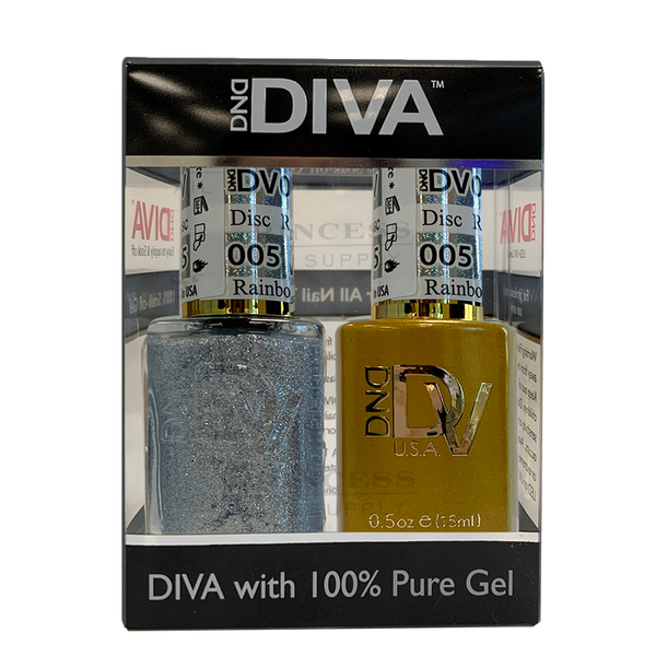 DND - DIVA Gel Duo #005 | Rainbow Disco