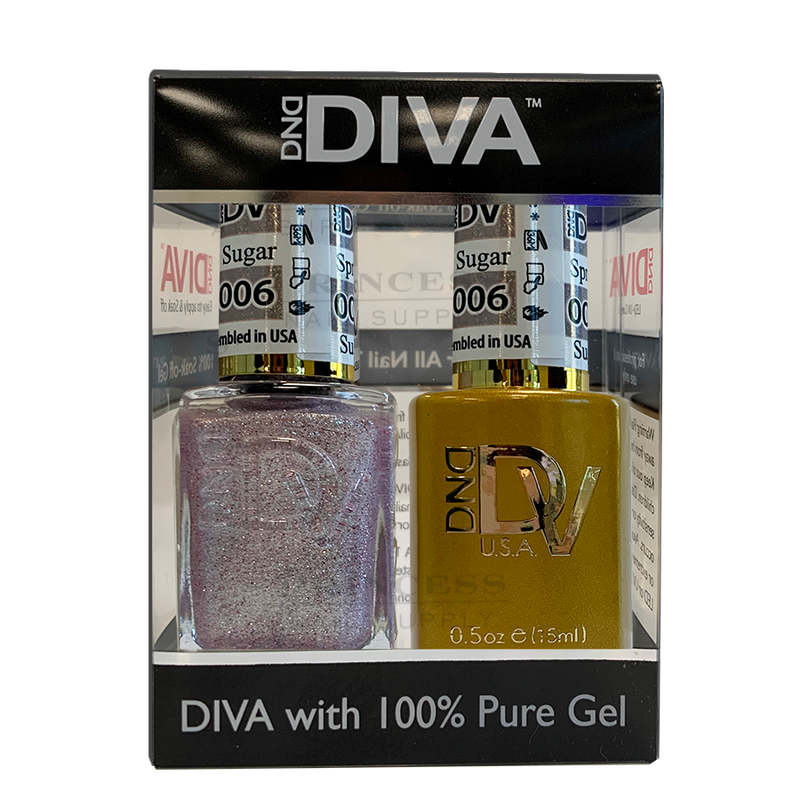 DND - DIVA Gel Duo #006 | Sugar & Sprinkles