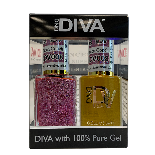 DND - DIVA Gel Duo #008 | Queen Conch