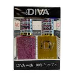 DND - DIVA Gel Duo #008 | Queen Conch