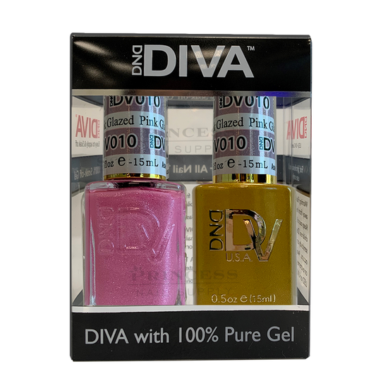 DND - DIVA Gel Duo #010 | Pink Glazed
