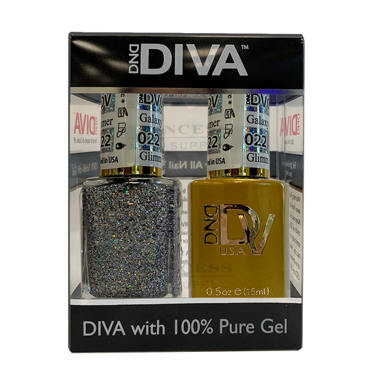 DND - DIVA Gel Duo #022 | Glimmer Galaxy