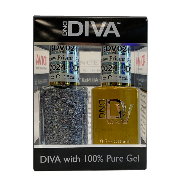 DND - DIVA Gel Duo #024 | Rainbow Prisms
