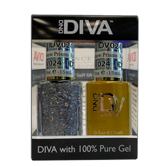 DND - DIVA Gel Duo #024 | Rainbow Prisms