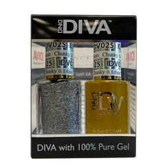 DND - DIVA Gel Duo #025 | Chunky Holo