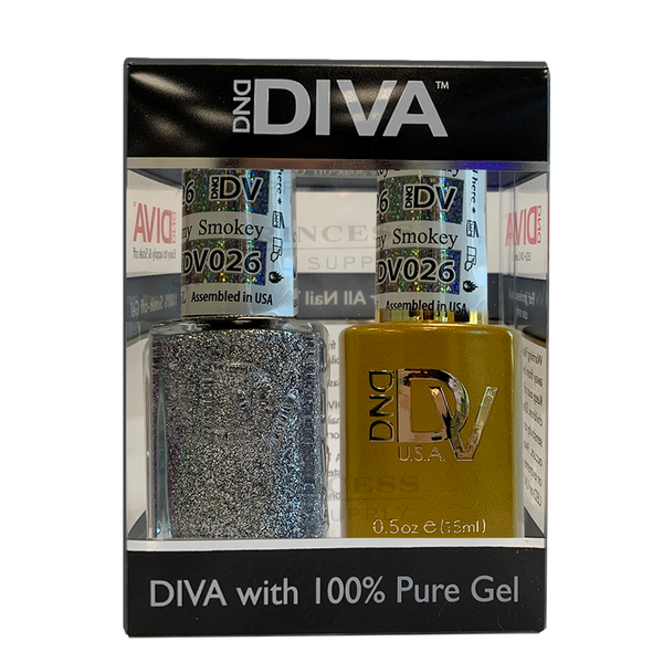 DND - DIVA Gel Duo #026 | Smokey Shimmy