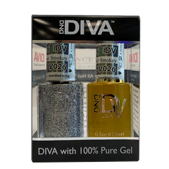 DND - DIVA Gel Duo #026 | Smokey Shimmy