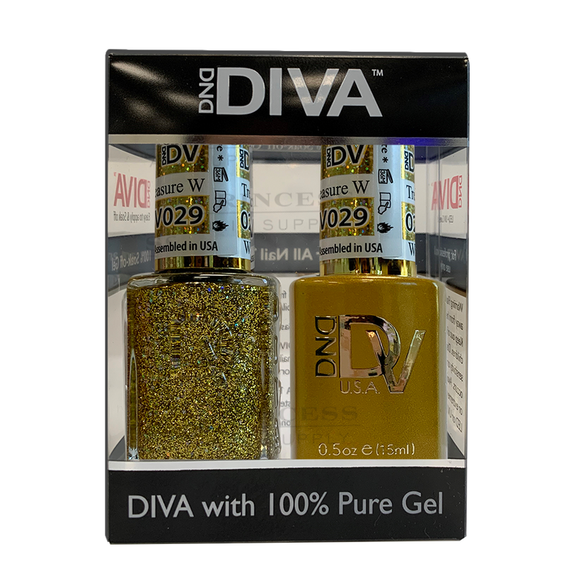 DND - DIVA Gel Duo #029 | Golden Treasure Waves