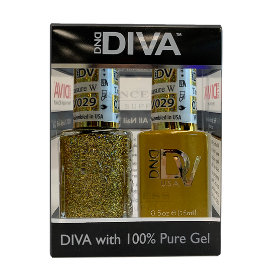 DND - DIVA Gel Duo #029 | Golden Treasure Waves