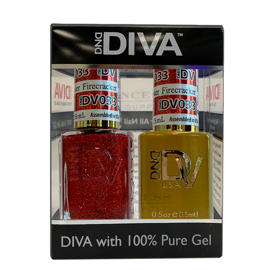 DND - DIVA Gel Duo #033 | Firecracker