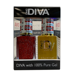 DND - DIVA Gel Duo #034 | Sequin Lipstick