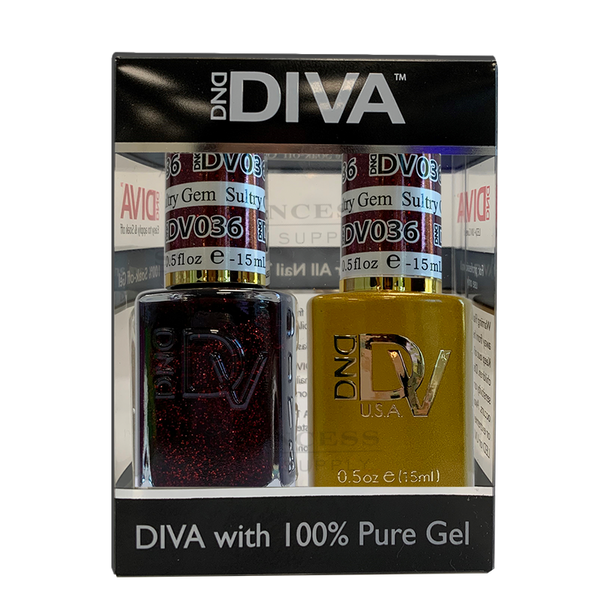 DND - DIVA Gel Duo #036 | Sultry Gem