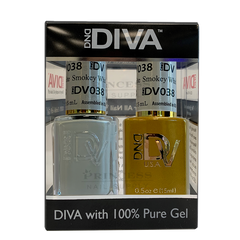 DND - DIVA Gel Duo #038 | Smokey White